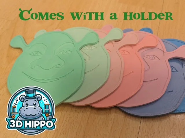 Shrek Drink Coaster and Coaster holder
