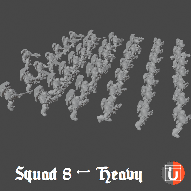 Space Soldiers - Squad 8 (Heavy)