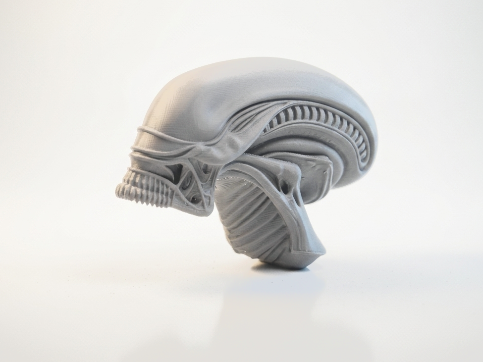Xenomorph Skull Alien Sculpture 3D Printable