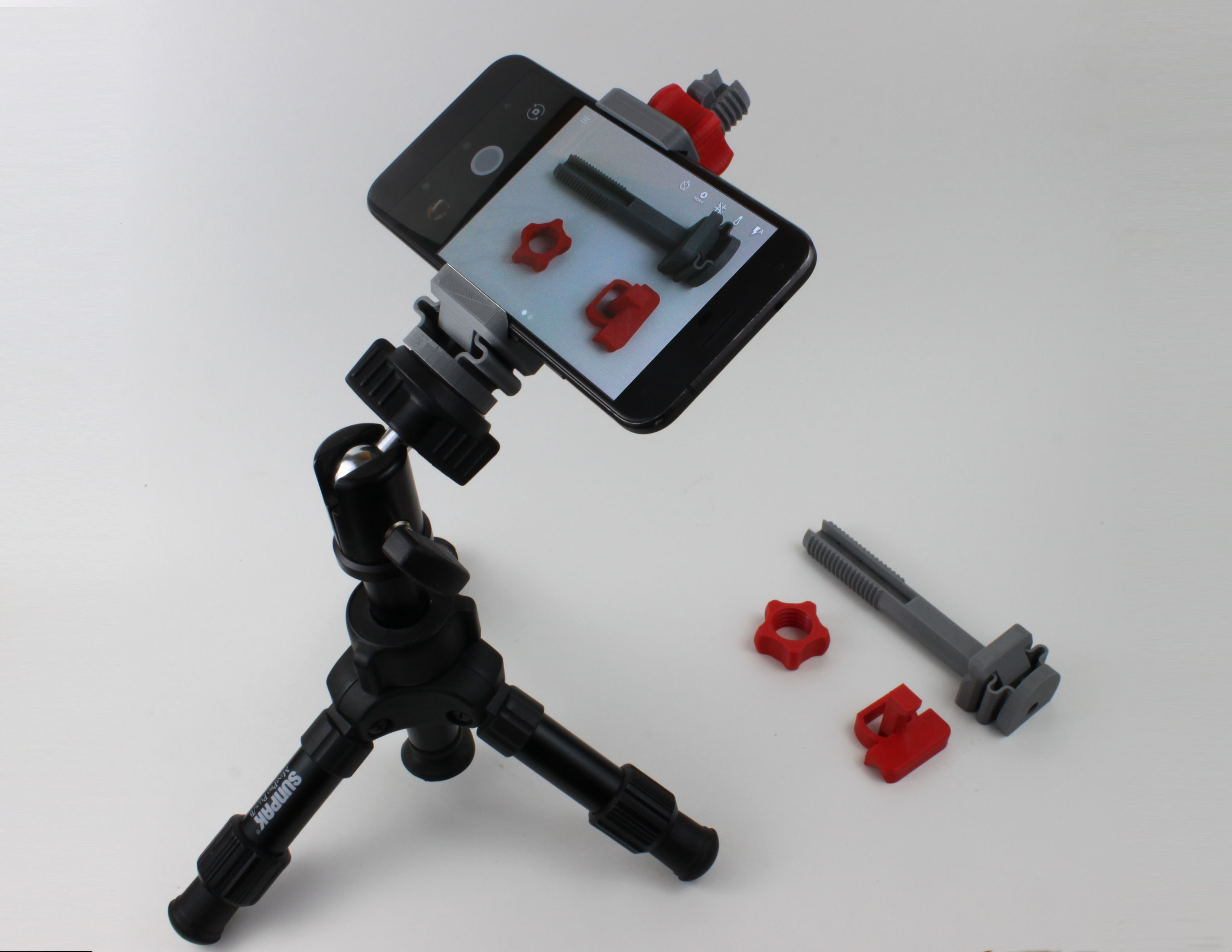 Universal Phone Tripod Mount by Square Download free STL model