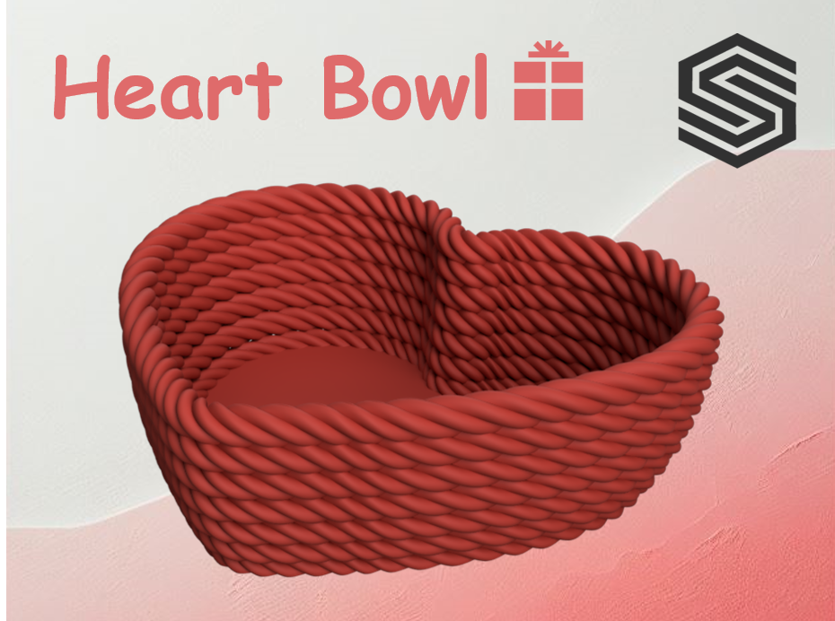 Rope Heart Bowl (Elegant & Modern)