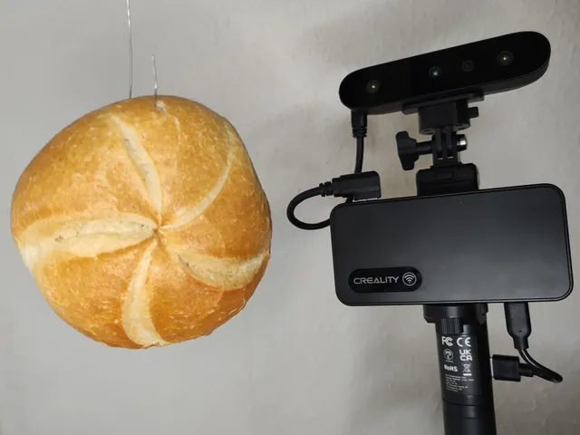 Bread Roll / Bun 3D Scan