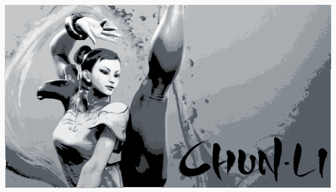 Chun-Li Street Fighter - Hueforge