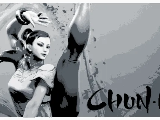 Chun-Li Street Fighter - Hueforge