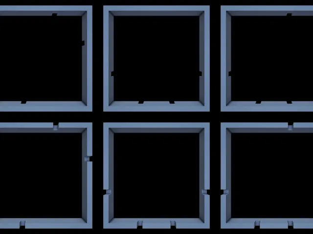 floating square shelf system - any number of shelves