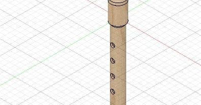 Kaval Flute in D by Tom | Download free STL model | Printables.com