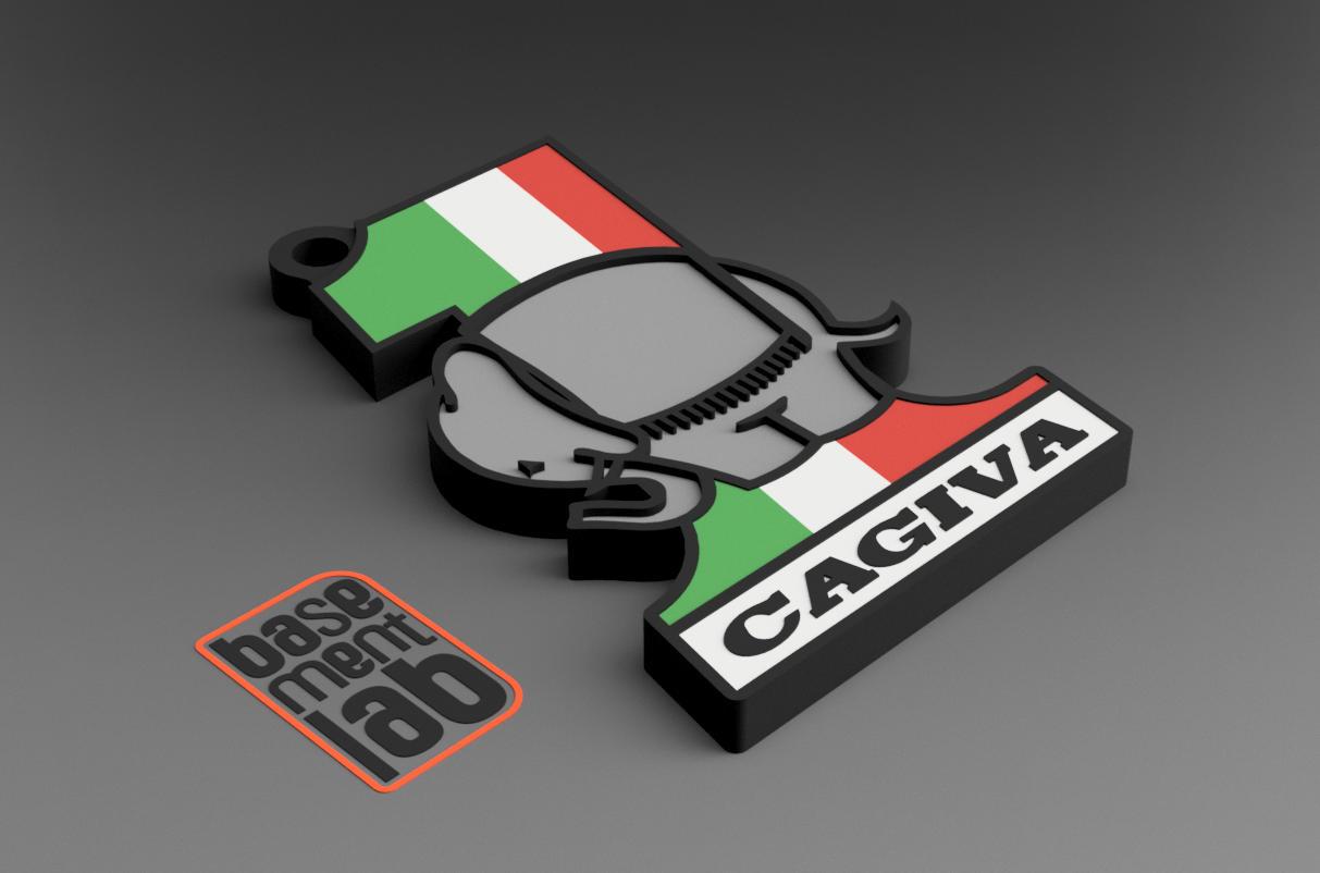Cagiva Classic Type 3 - Key chain - Portachiavi - Porte Clès - 钥匙链