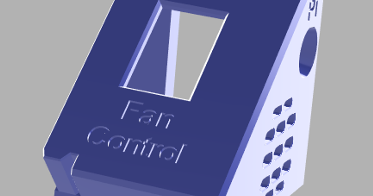 Prusa Box Noctua Fan Speed Controller NAFC1 Housing for Modular Front