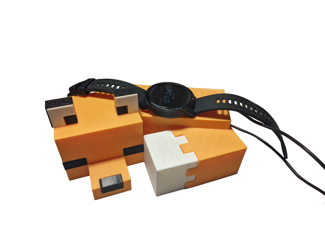 Minecraft fox - Xiaomi Watch Active charging stand