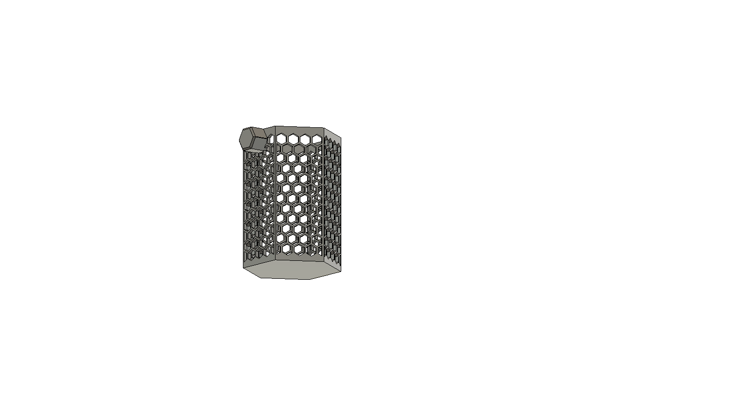 Pencil box holder (upper fastening) for Honeycomb storage wall