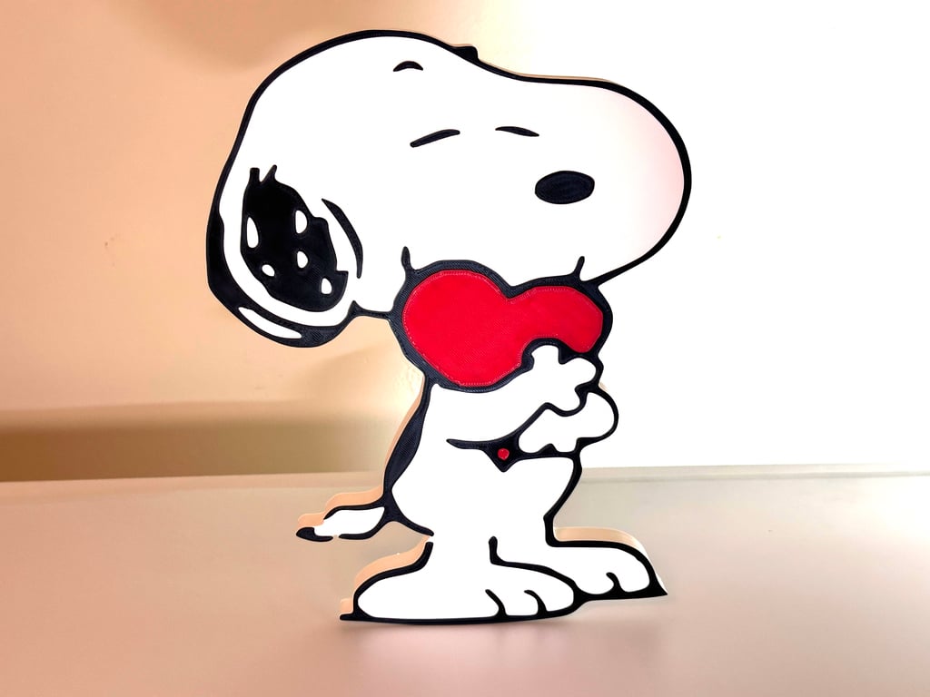 Snoopy Valentine By RockstarTS Download Free STL Model Printables