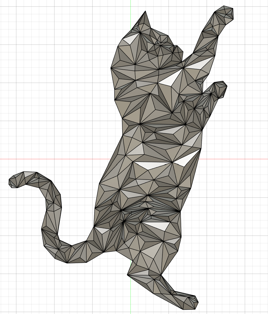 Low Poly Cat by Casen Clark | Download free STL model | Printables.com
