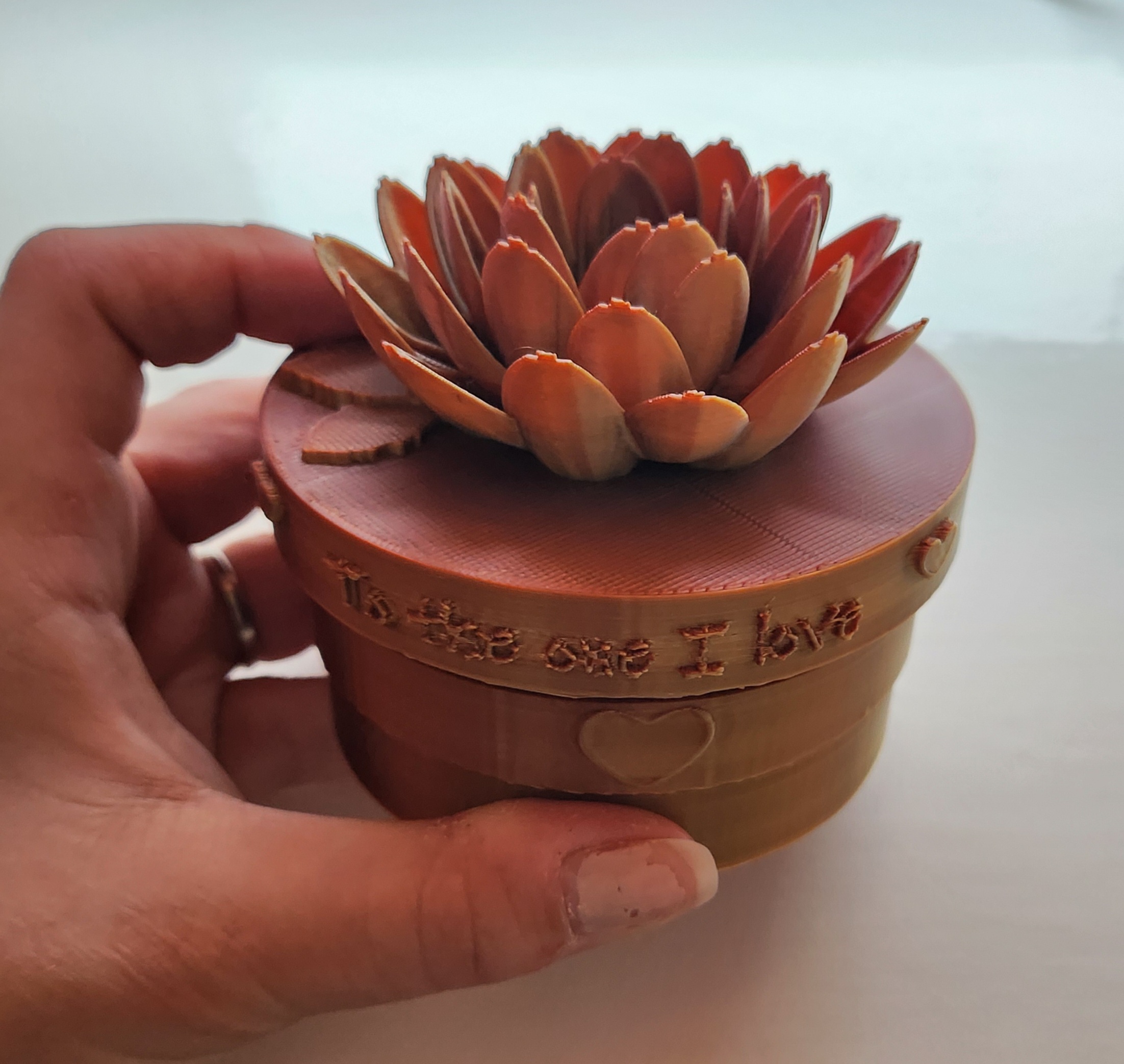 Gift box, valentines box, flower rose jewelry box