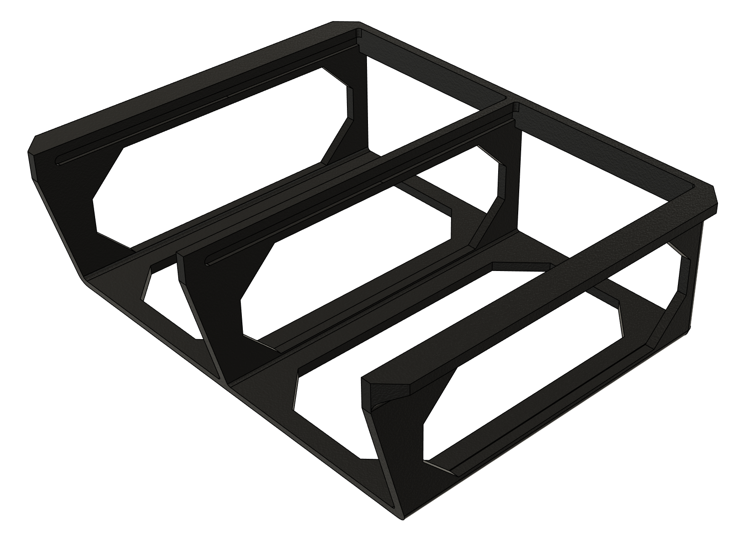 Filament saving Under Desk Drawers Variants 3D model thumbnail