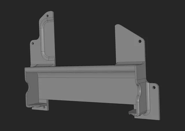 AV box floorplate for little focer (new horizontal v1) with 2s2p split pack