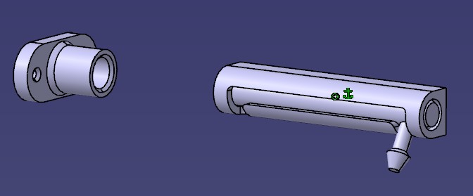 Miniatura 3 do modelo 3D Door bolt lock