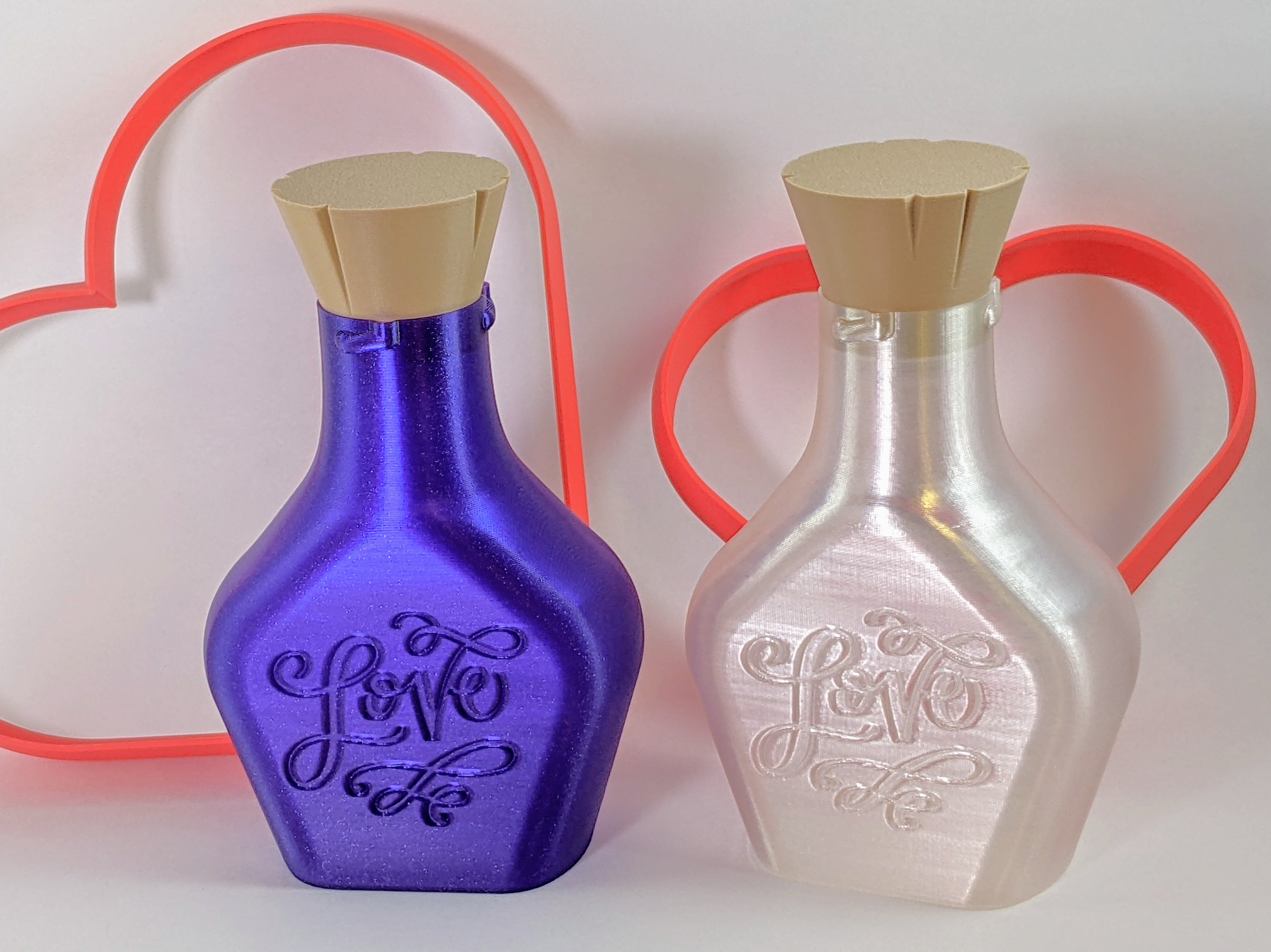Love Potion Bottle with Cork | Vase Mode