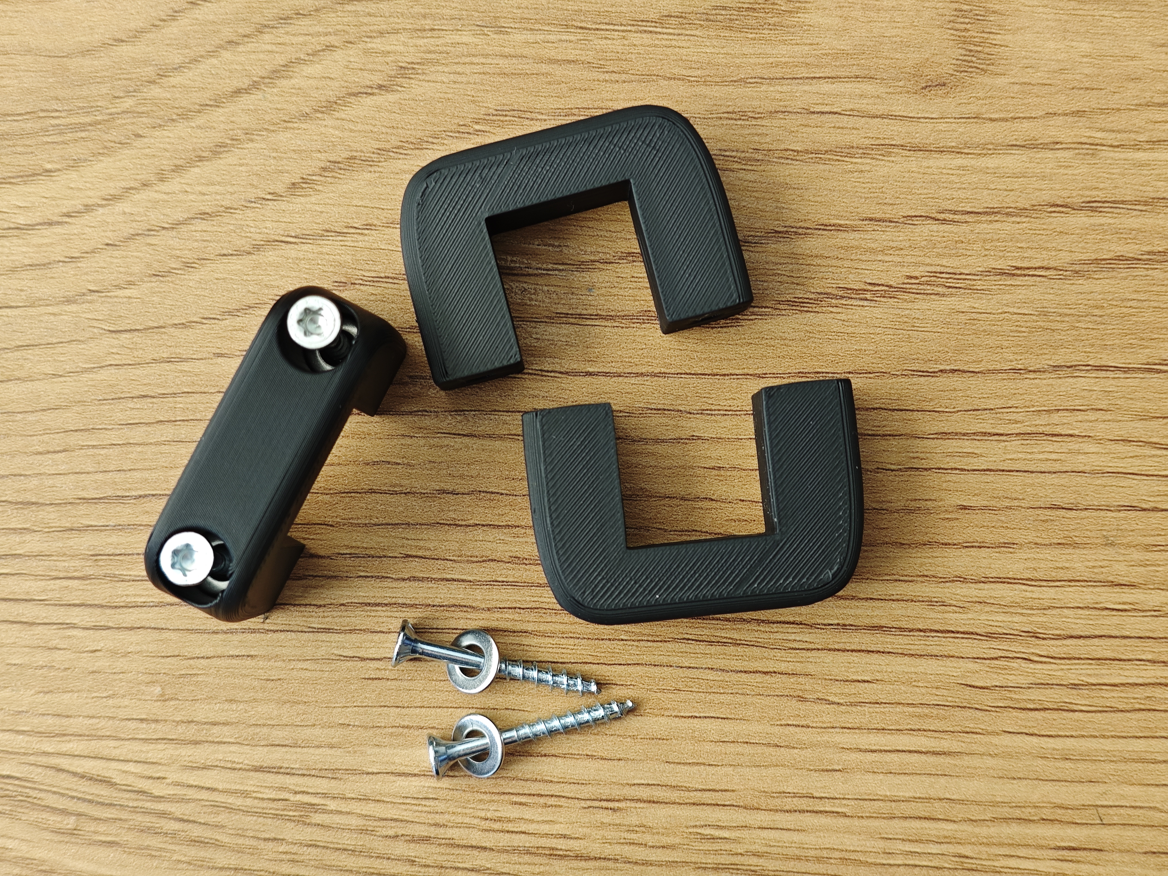 Miniatura 4 do modelo 3D Parametric rectangular clamp / pipe bracket