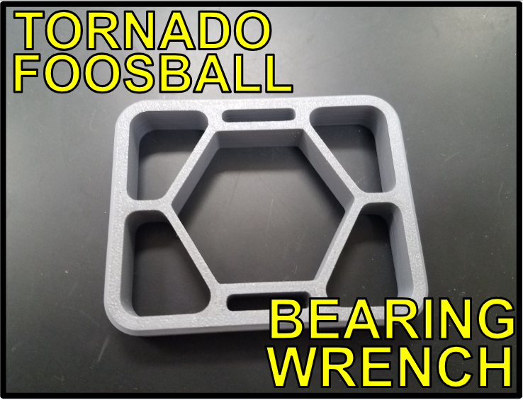 Tornado Foosball Bearing Wrench by ShopTeacher Download free STL