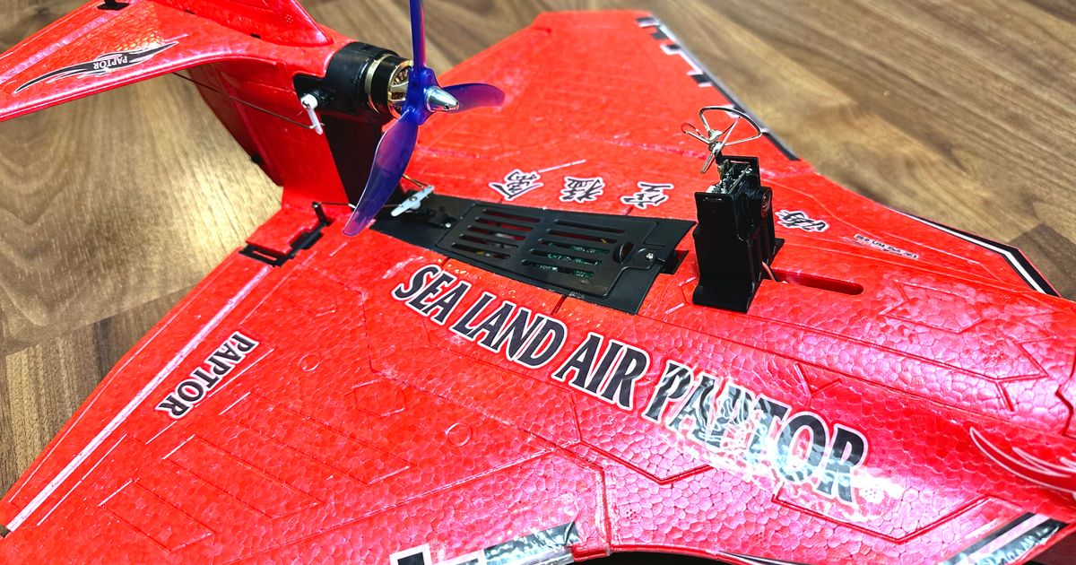 Raptor / Paptor H650 FPV Camera Mount by gfalgiano Download free STL