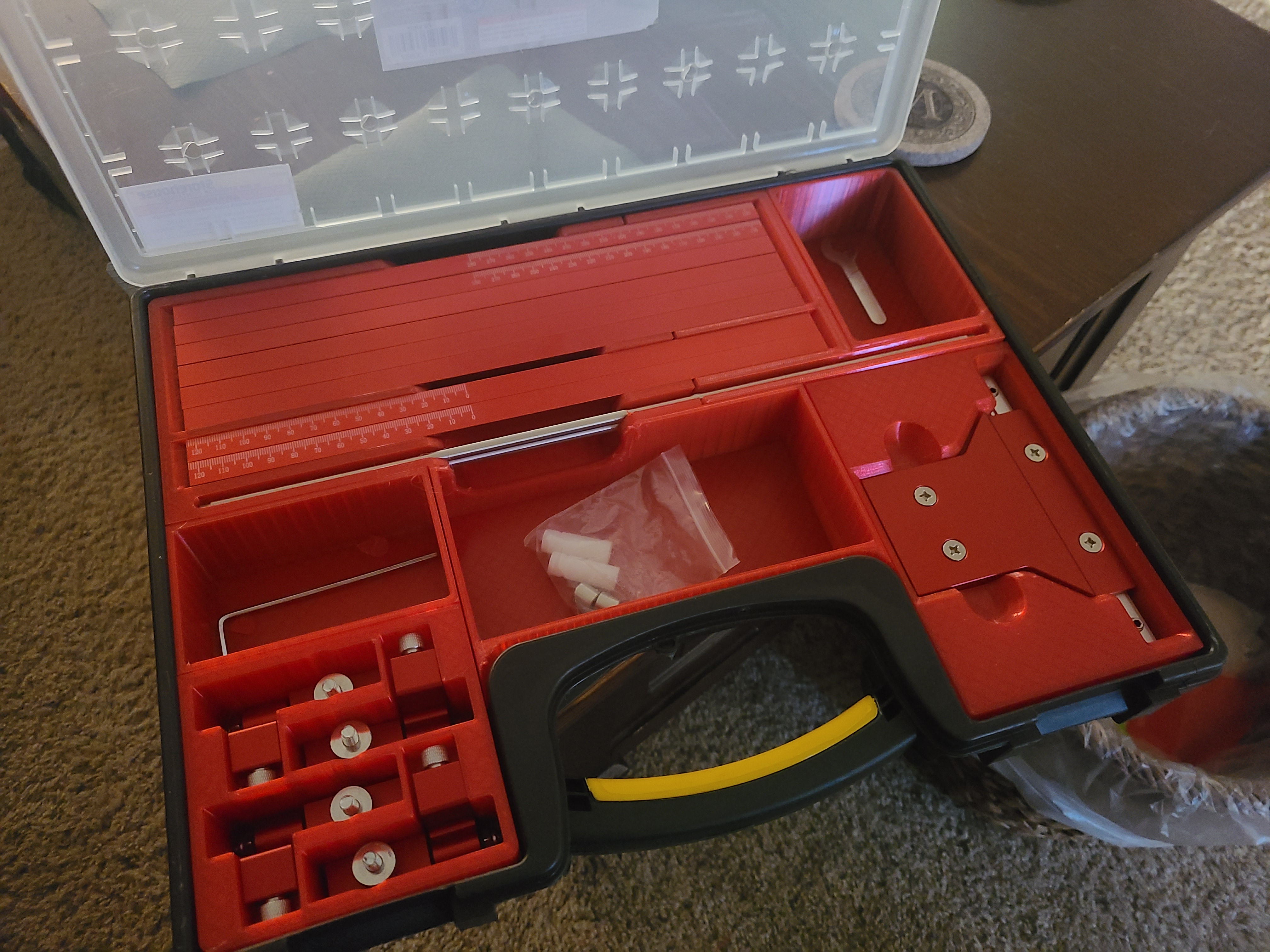 Miniatura 7 do modelo 3D Tracksaw Parallel Guide Case Inserts