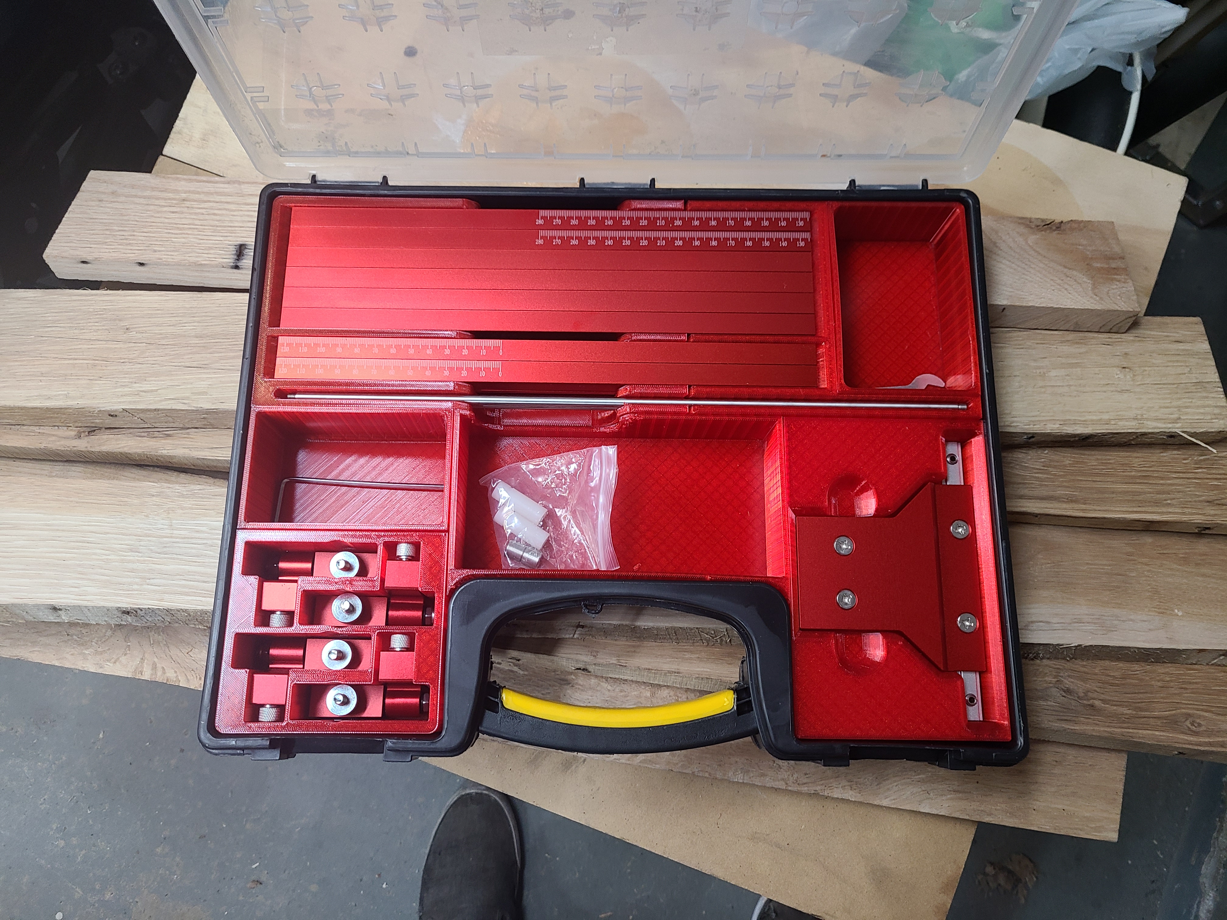 Miniatura 4 do modelo 3D Tracksaw Parallel Guide Case Inserts