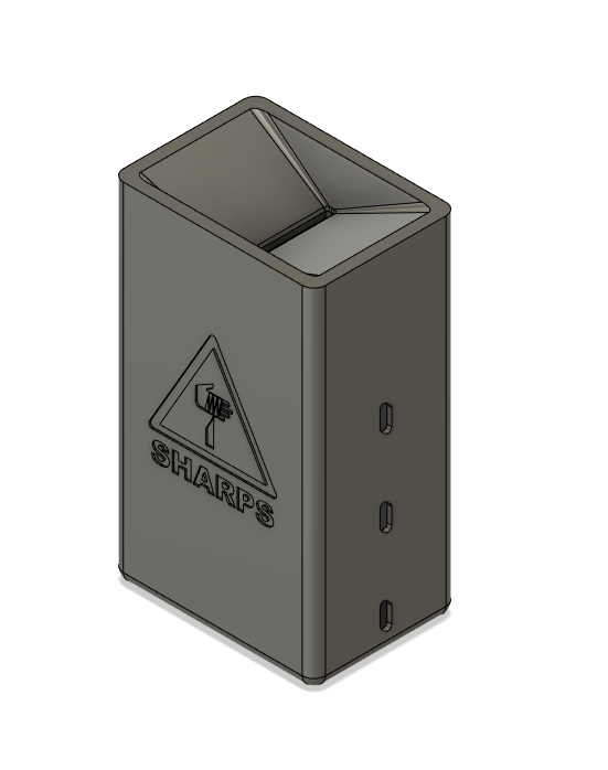 Razor Blade Disposal with smaller holes by ah9illator Download free