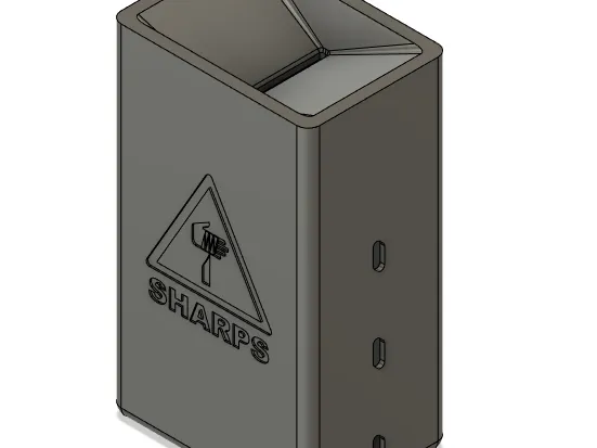 Razor Blade Disposal with smaller holes