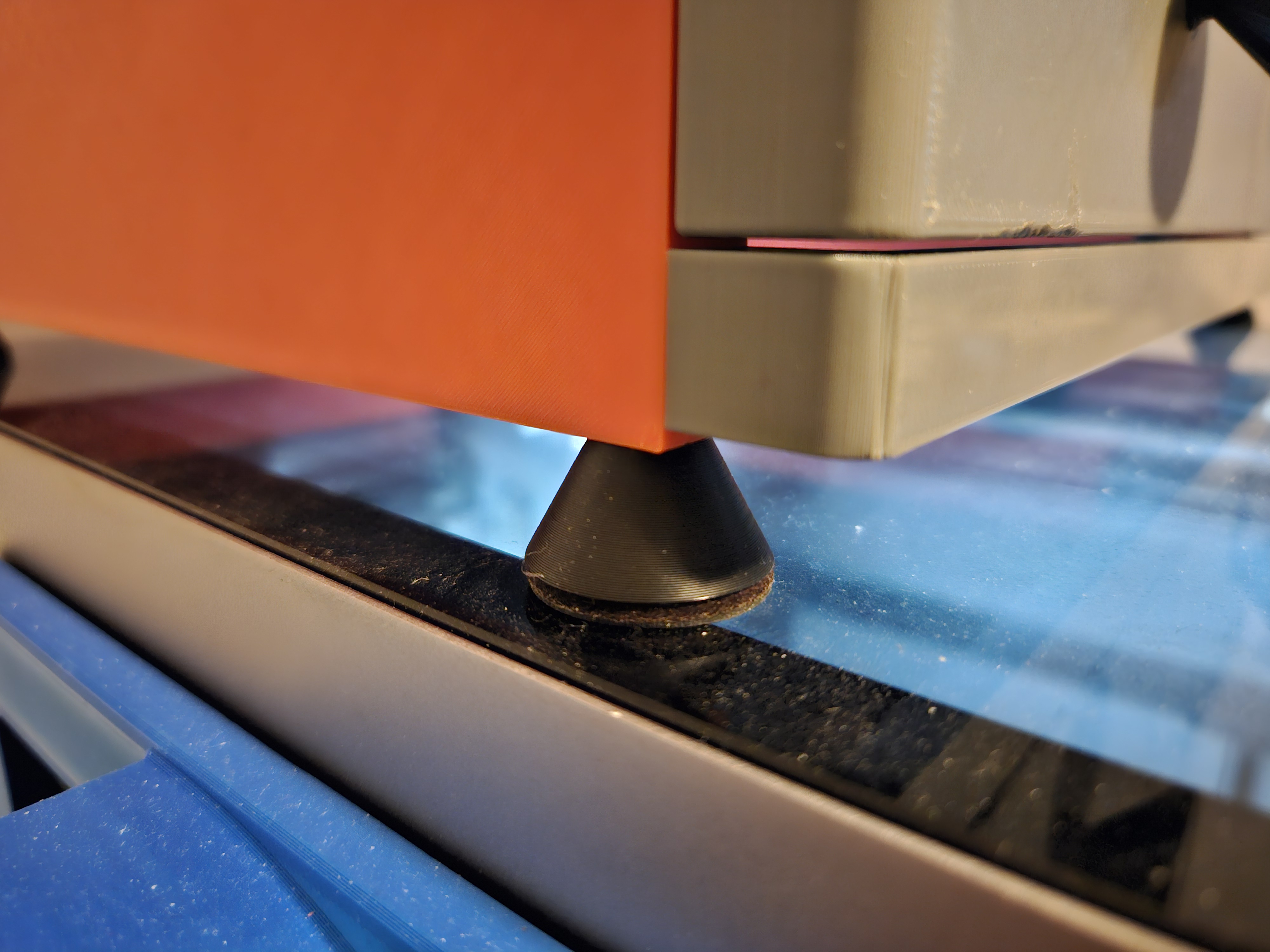 1 inch wide feet for the AMS drawer unit 3D model thumbnail