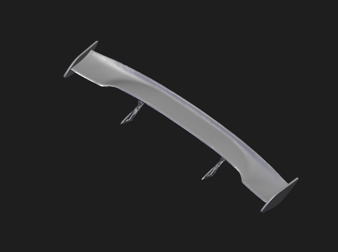 Revopoint RANGE 2 3D Scanner Flawless Car Spoiler Scan by Revopoint 3D