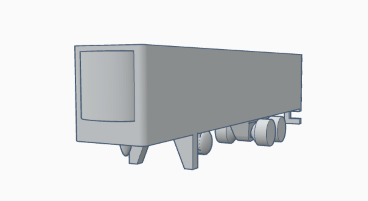 Mini 48 foot Reefer Trailer by Stamtrax | Download free STL model ...