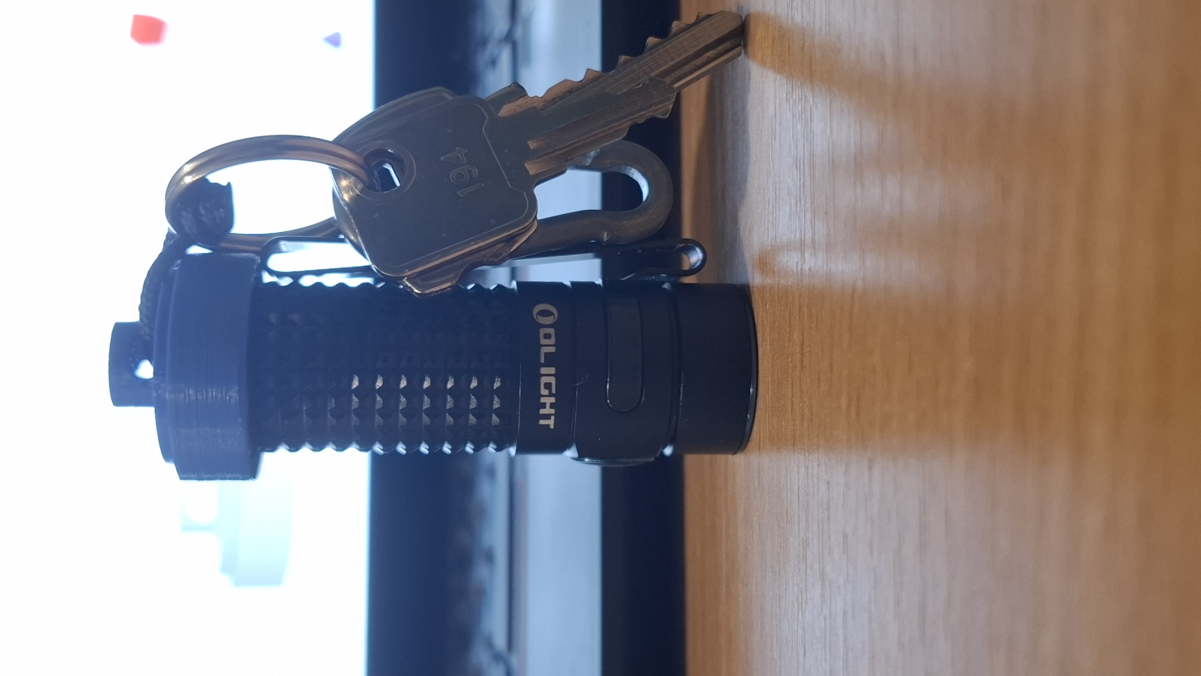 Olight S1R Baton II keychain attachment (should work on Baton 3)