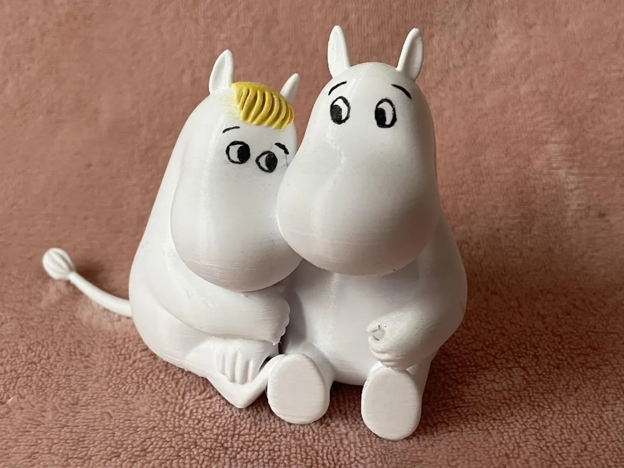 Moomintroll and Snorkmaiden / Mumínek a Ferka by Harrack