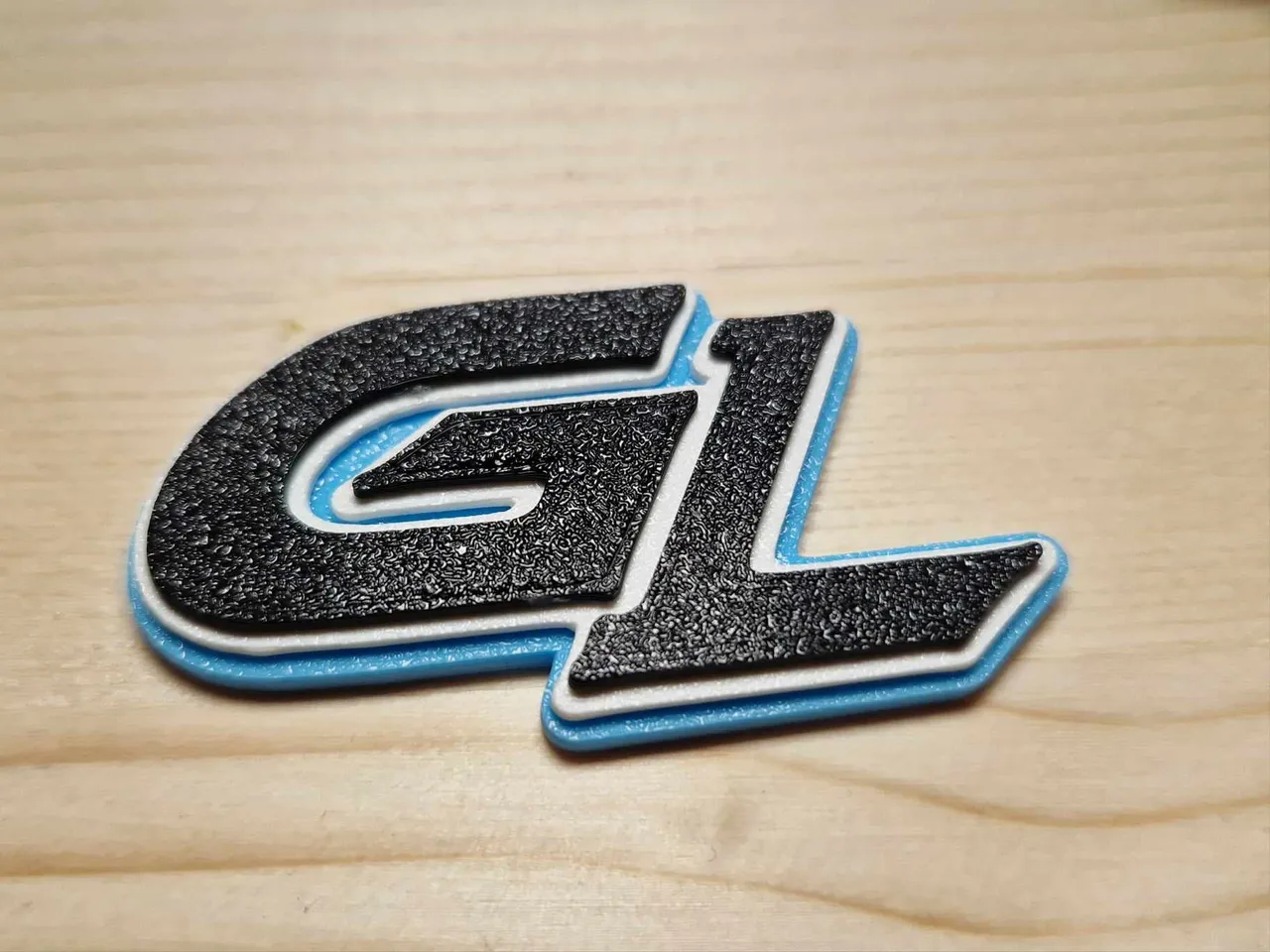 Gl letter initial with royal wing logo template Vector Image