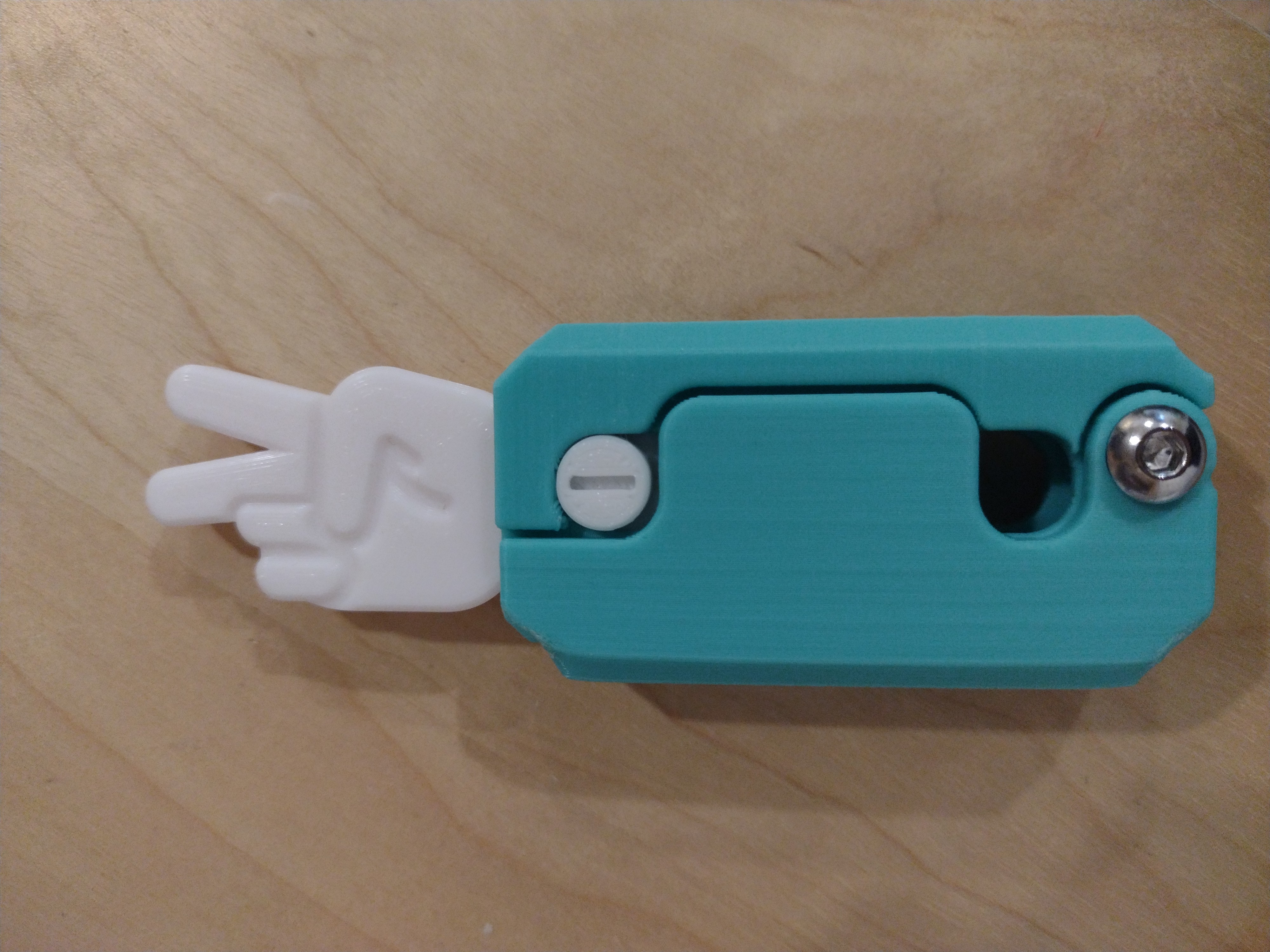 Gravity Knife with Peace Sign - Remix