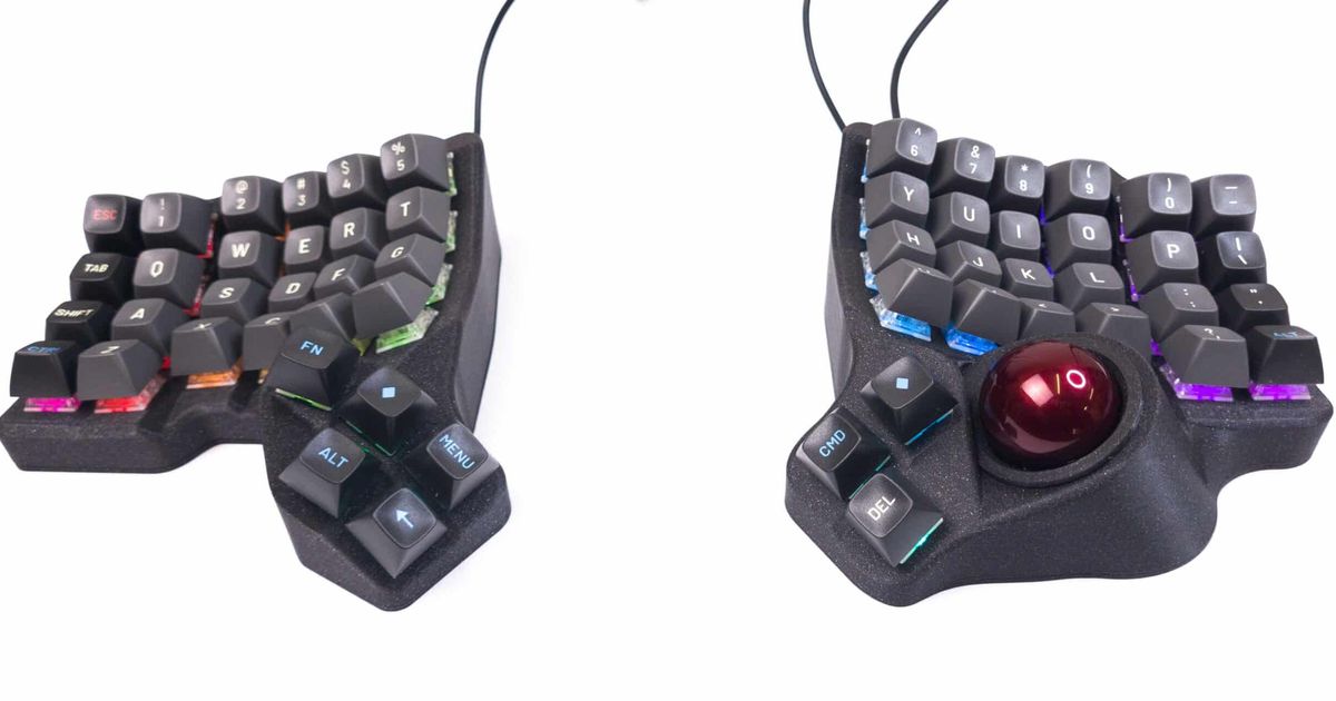Scylla- split ergonomic keyboard, Dactyl kit