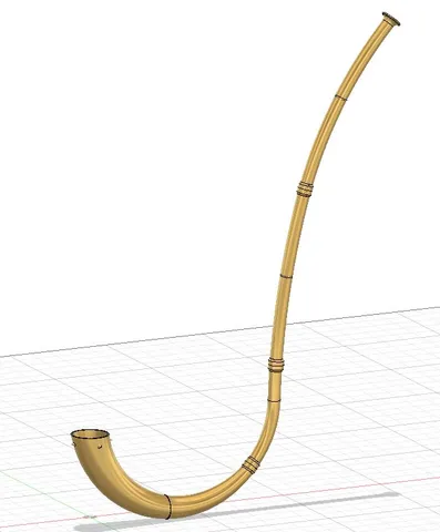 Dord Ìseal, Celtic Bronze Horn - Didgeridoo