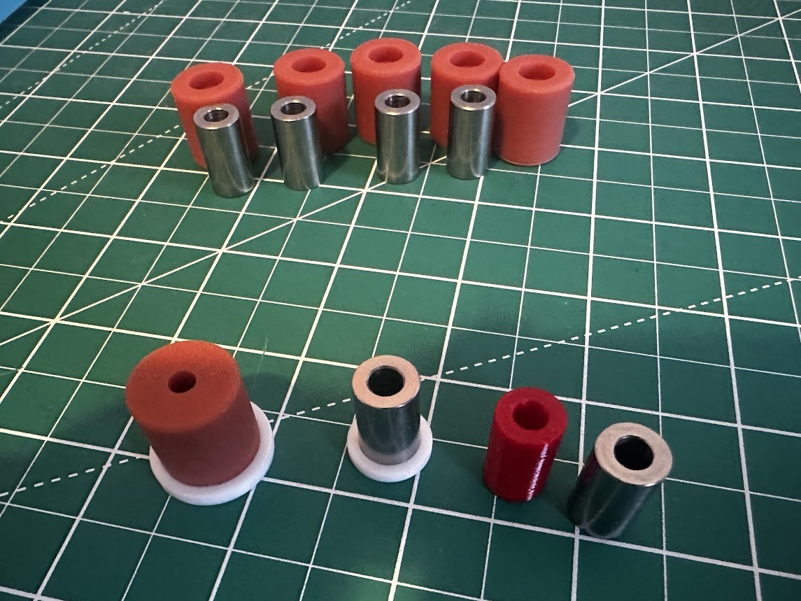 Anycubic Silicone Mod & Bed Spacer Mod , Parametric Shims and Spacers