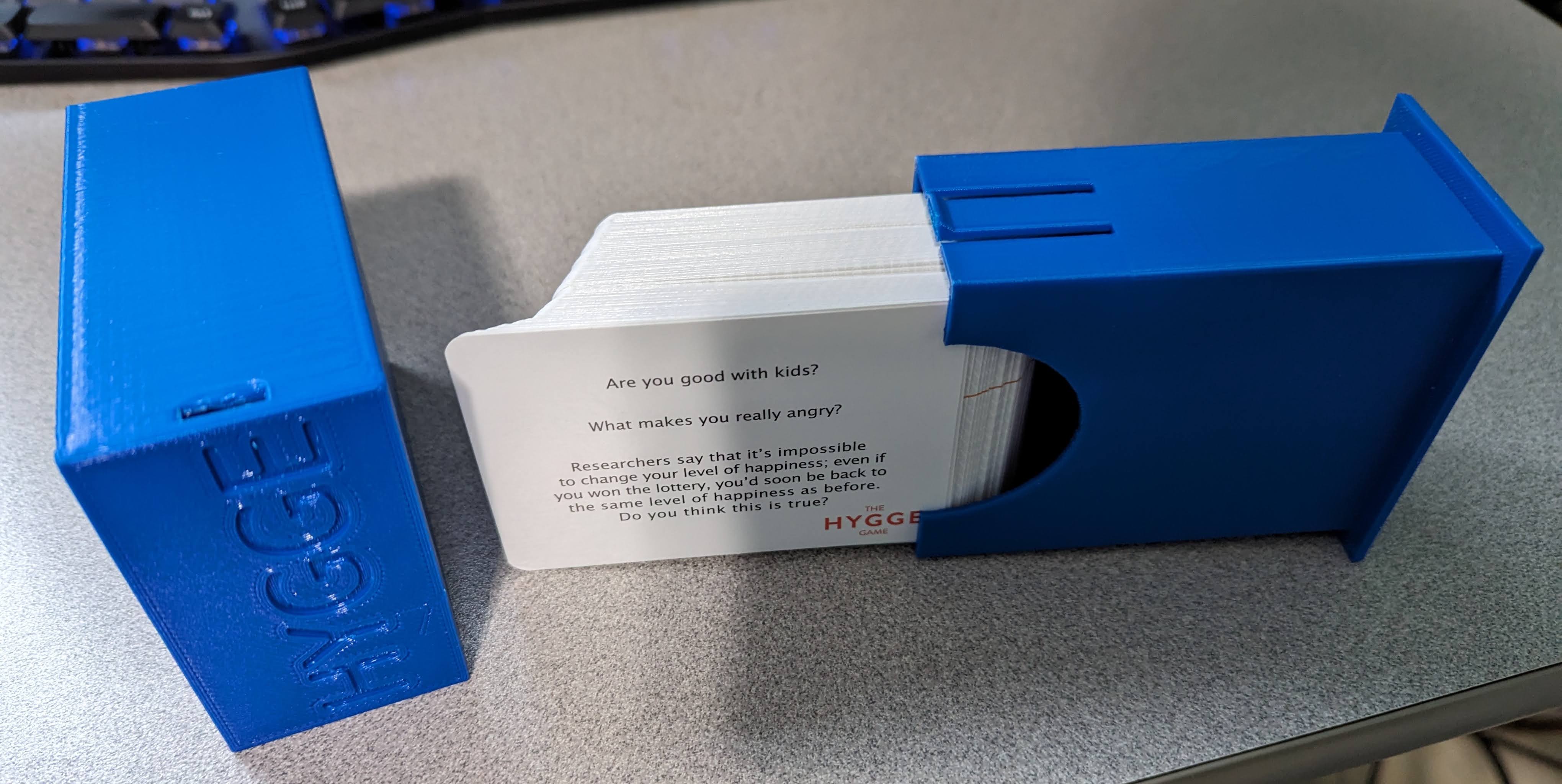 Hygge card game box