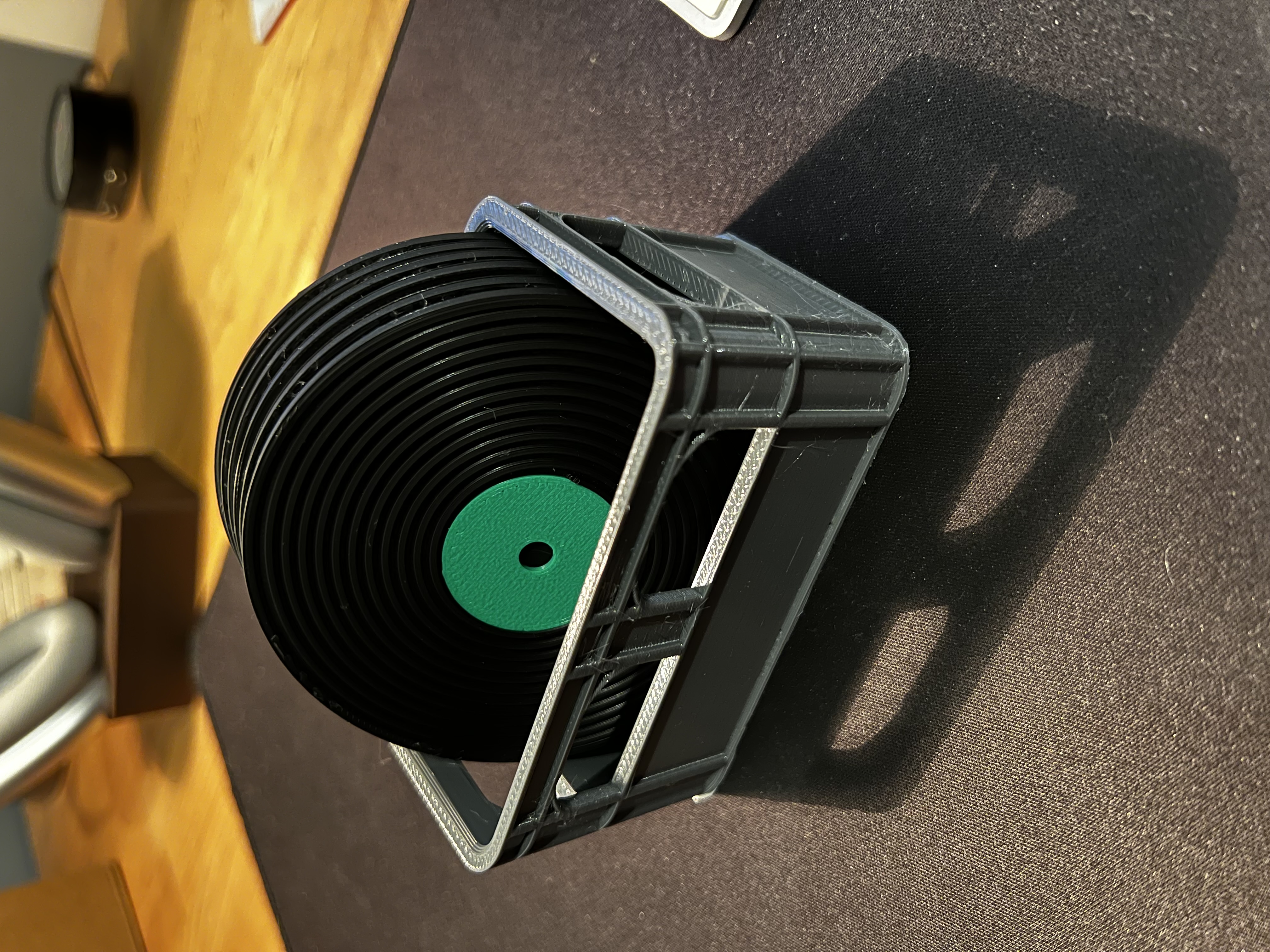 Record coaster crate