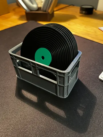 Record coaster crate