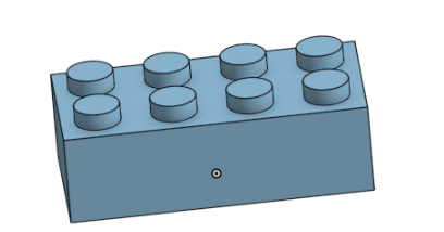 Archivo OBJ gratis lego brick 4x2 llavero 🧱・Plan de la impresora 3D para  descargar・Cults