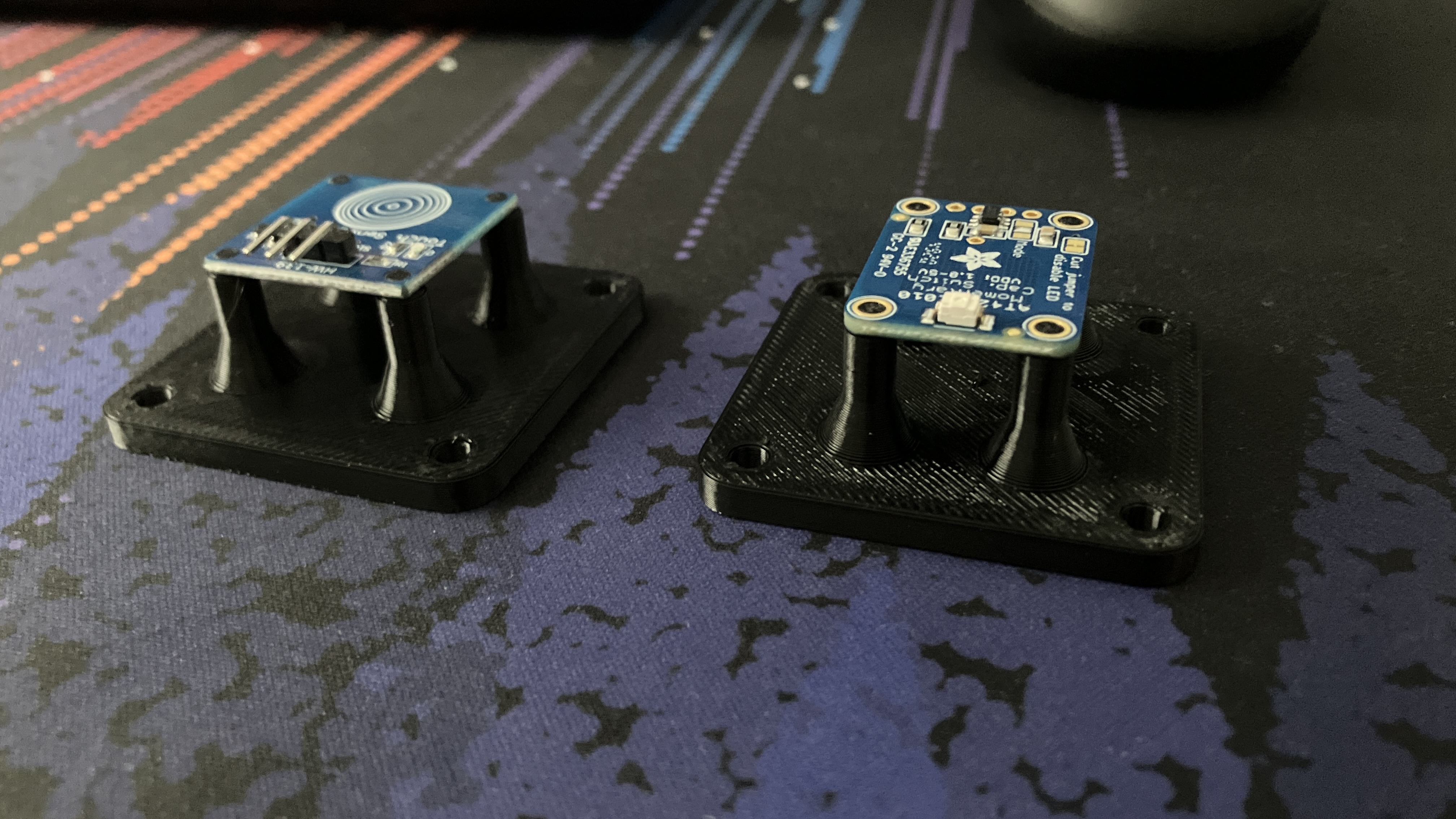 Mount for AT42QT1010/Generic Arduino Capacitive Touch Sensor