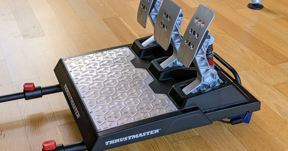 Thrustmaster T-LCM mount brackets for Playseat Challenge by misterT |  Download free STL model | Printables.com