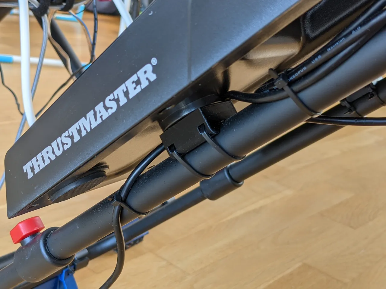Thrustmaster T-LCM mount brackets for Playseat Challenge by