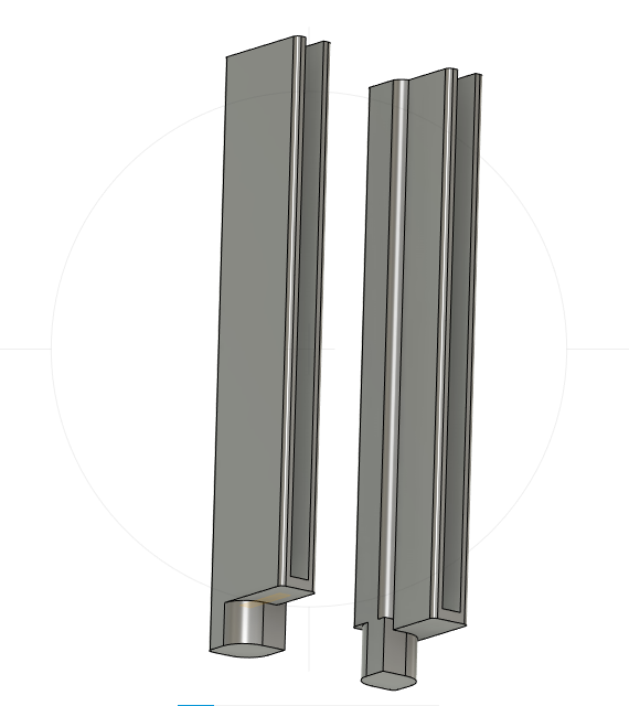 Shelf holder for older Indesit refrigerator.