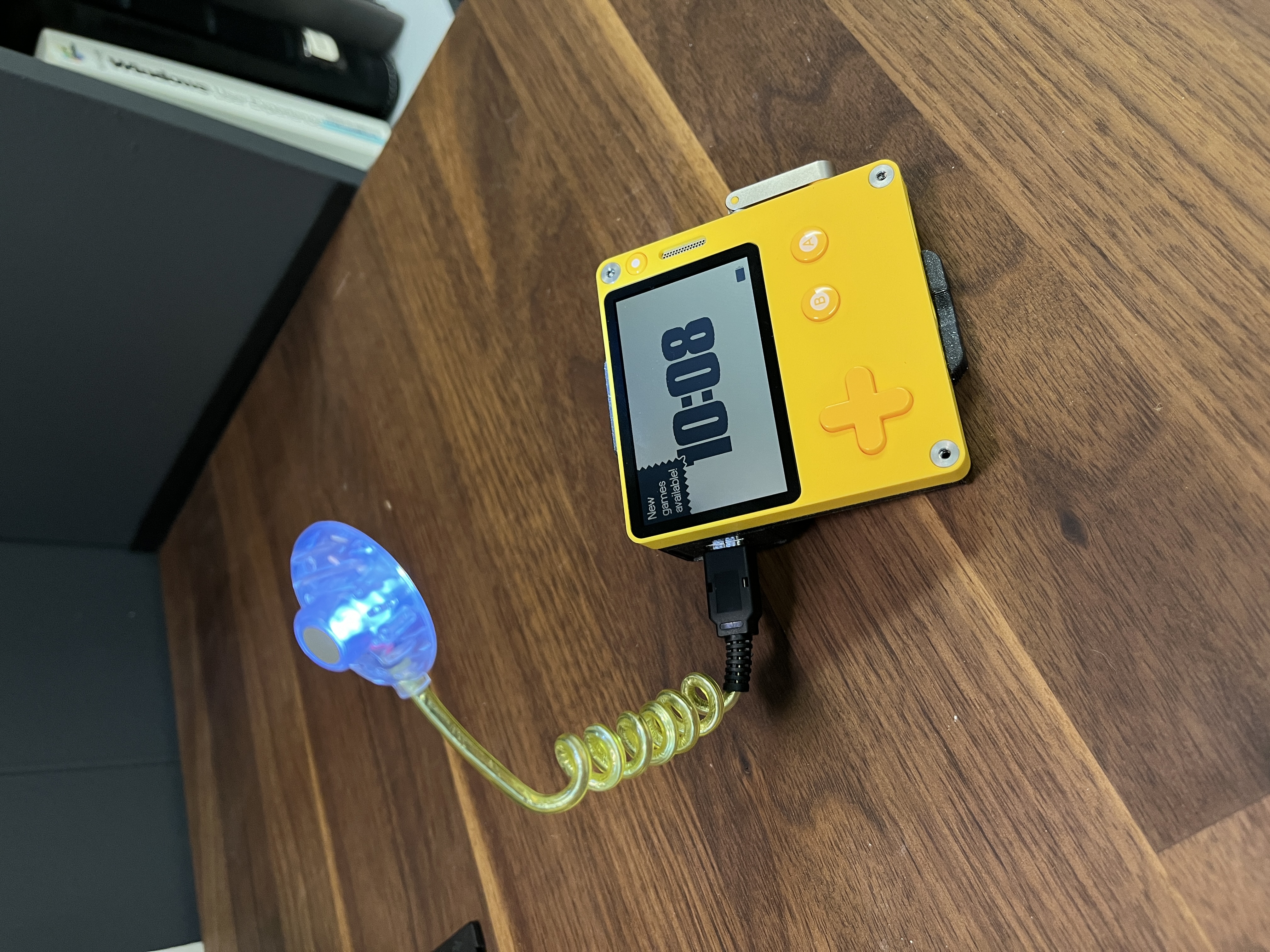 Playdate Light Case for Gameboy Worm Light using EXT Link Port