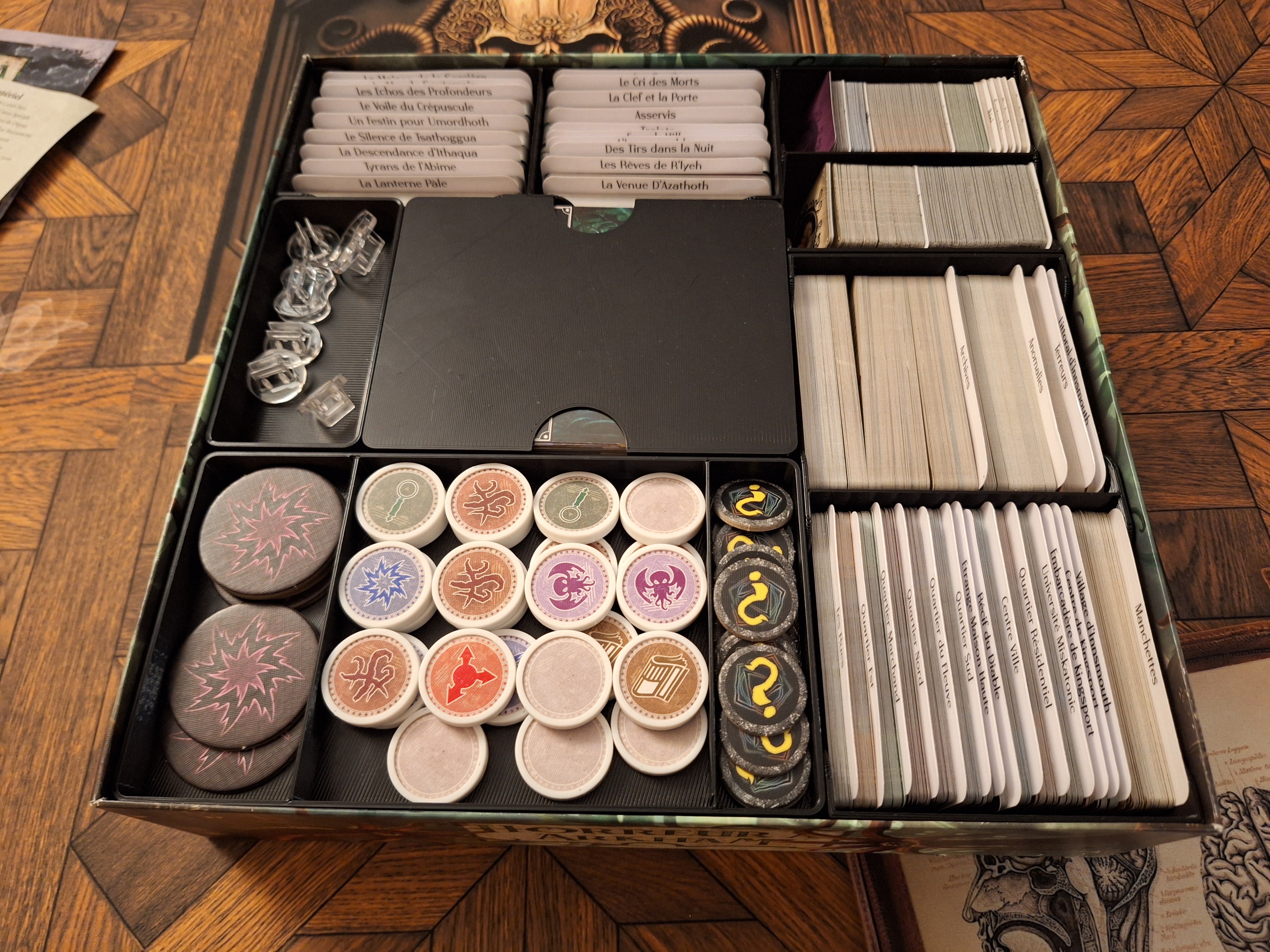 Arkham Horror Third Edition Insert / Organizer - All extensions