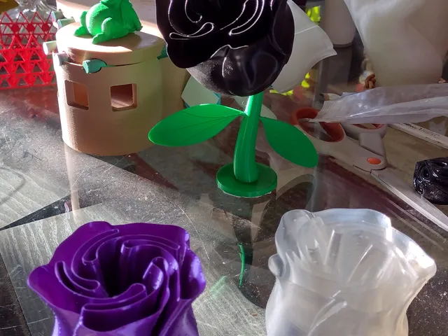 Stem for the vase mode rose