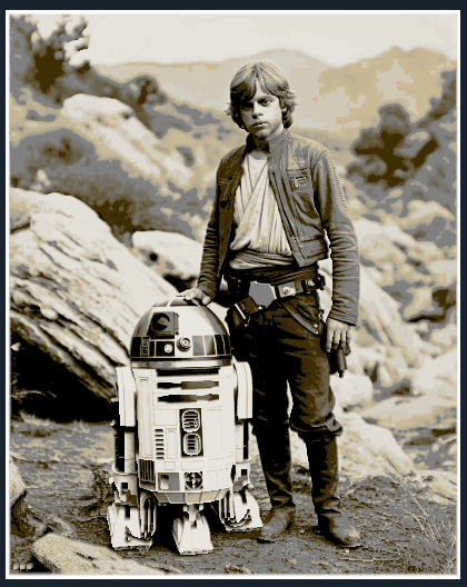 Luke & R2D2  " FilamentPainting "